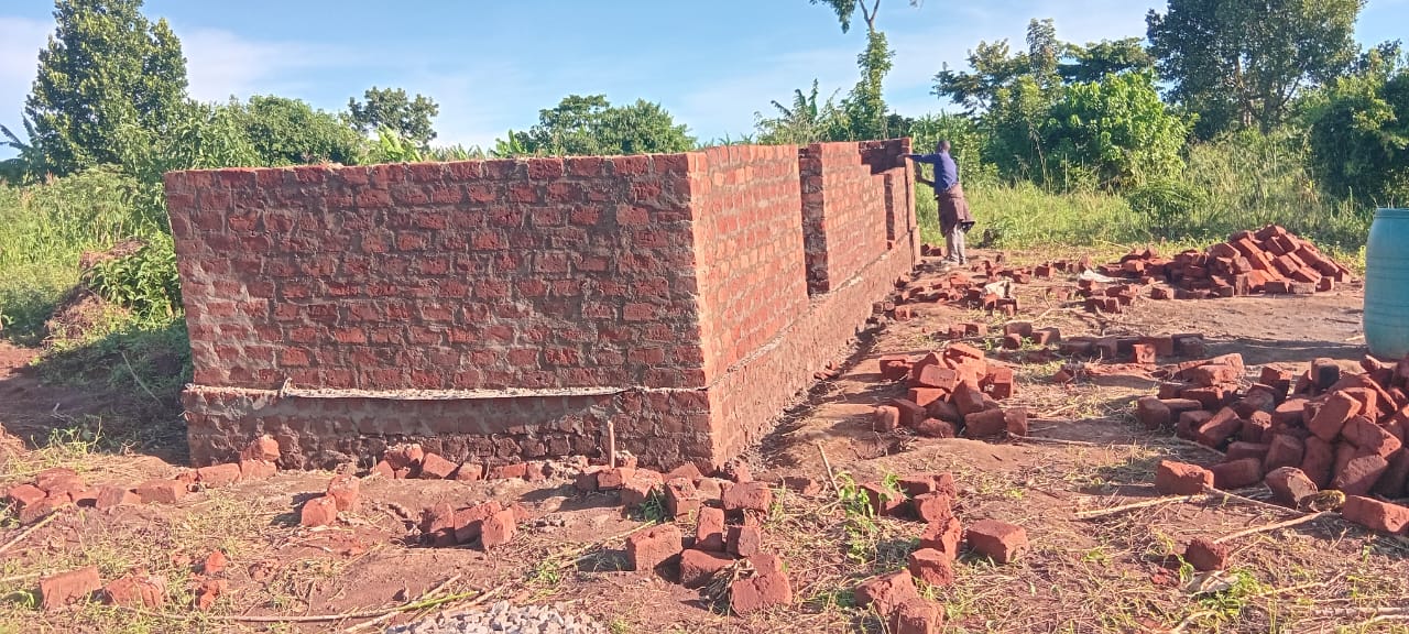 Teachers’ house – construction work on the grounds